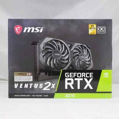 【通販センター】中古  MSI GeForce RTX 3070 VENTUS 2X OC（RTX3070 8GB） 3480034492 