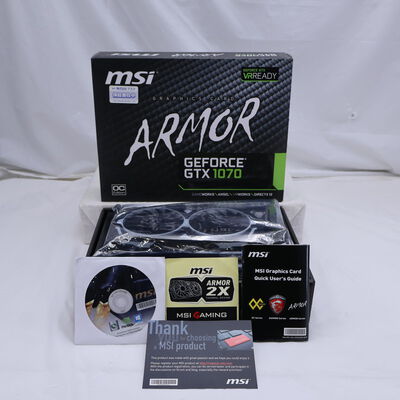 【通販センター】中古  MSI GTX 1070 ARMOR 8G OC（GTX1070 8GB） 3480043415 
