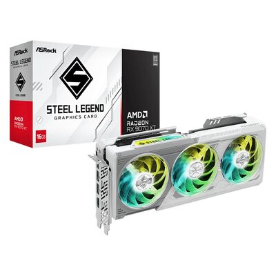 ASRock  Radeon RX 9070 XT Steel Legend 16GB (RX9070XT SL 16G) 