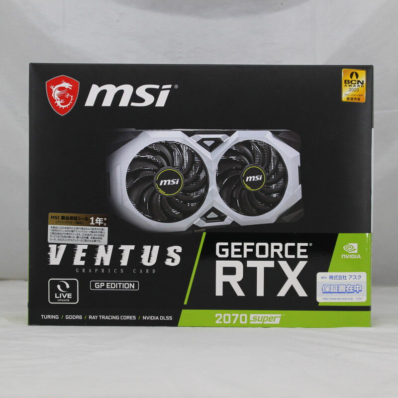 geforce rtx 2070 super ventus gpドスパラ限 geforce rtx 2070 super ventus gpドスパラ限