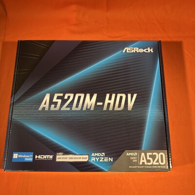 【なんば店】中古  ASRock A520M-HDV (A520 AM4 mATX DDR4) 143667 