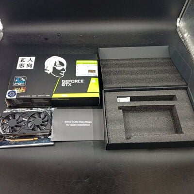 【大須店】中古  玄人志向 GF-GTX1650-E4GB/OC/DF (GTX1650 4G GDR5) 139577 
