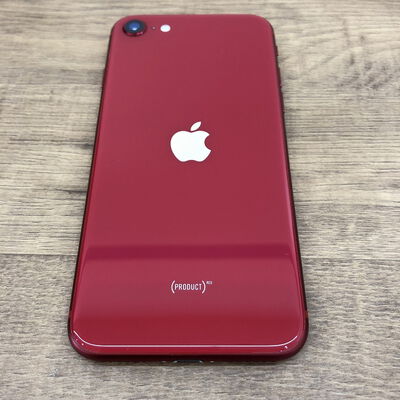 【宇都宮鶴田店】中古  【SIMロック解除済み】【docomo】Apple iPhoneSE 4.7インチ (第2世代/2020) 128GB (PRODUCT)RED MXD22J/A 155501 
