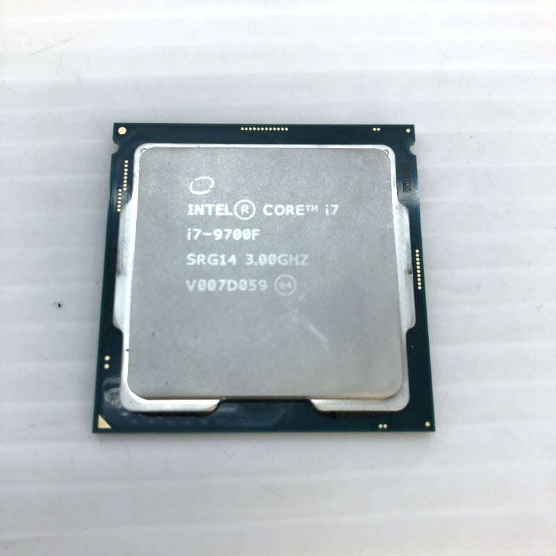 中古 Intel Core i7 9700 (1151/3.00GHz/12M/C8/T8) 140316 （401298