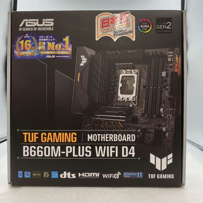 【新潟店】中古  ASUS TUF GAMING B660M-PLUS WIFI D4(B660 mATX DDR4 150354 