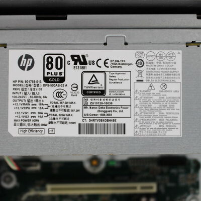 中古  HP EliteDesk 800 G4 TWR(Intel Core i7 8700/16GB/SSD1TB/DVDマルチ/オンボード/W11H64 MAR) 175181 
