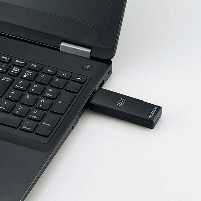 エレコム  WDC-X1201DU3-B (Wi-Fi 6 USB3.0対応 1201M無線LANアダプター) 