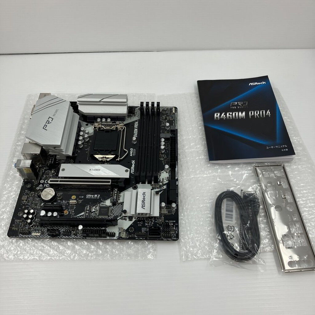 中古 ASRock B460M Pro4 (B460 1200 mATX DDR4) 142792 （394535