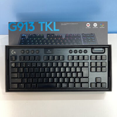 【博多店】中古  ﾛｼﾞｸｰﾙ G913-TKL-LNBK (無線 RGB ｹﾞｰﾐﾝｸﾞｷｰﾎﾞｰﾄﾞ) 4760000843 