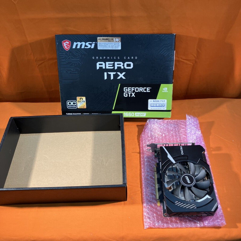 中古 MSI GeForce GTX 1660 SUPER AERO ITX OC (GTX1660 SUPER) 141207
