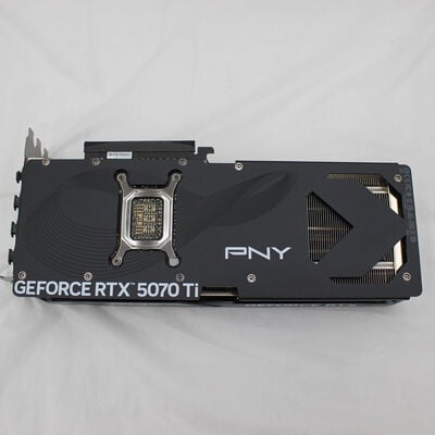 【通販センター】中古  PNY GeForce RTX 5070 Ti 16GB Overclocked Triple Fan VCG5070T16TFXPB1-O 3480039541 