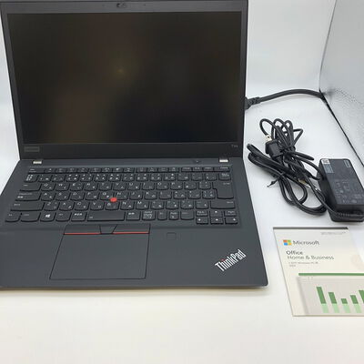 【宇都宮鶴田店】中古  Lenovo ThinkPad T14s MSO (INTEL Core i7 10610U 1.8GHz/16GB/新品SSD512GB/-/オンボード/14/1920x1080/Wi-Fi/WEBCAM/W11P64/MicrosoftOffice H&B 2024付) 182738 
