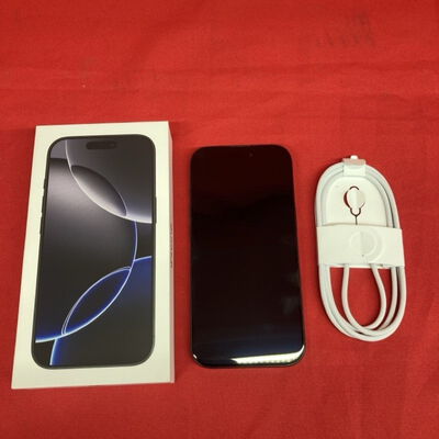 【千葉店】中古  【国内版SIMフリー】Apple iPhone16 Pro 256GB ブラックチタニウム MYN03J/A 170279 