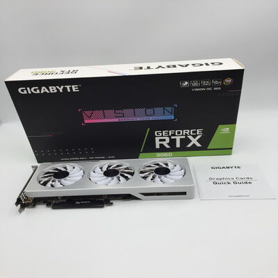 【神戸・三宮店】中古  GIGABYTE GV-N3060VISION OC-12GD R2.0 (RTX3060 12GB) 175508 