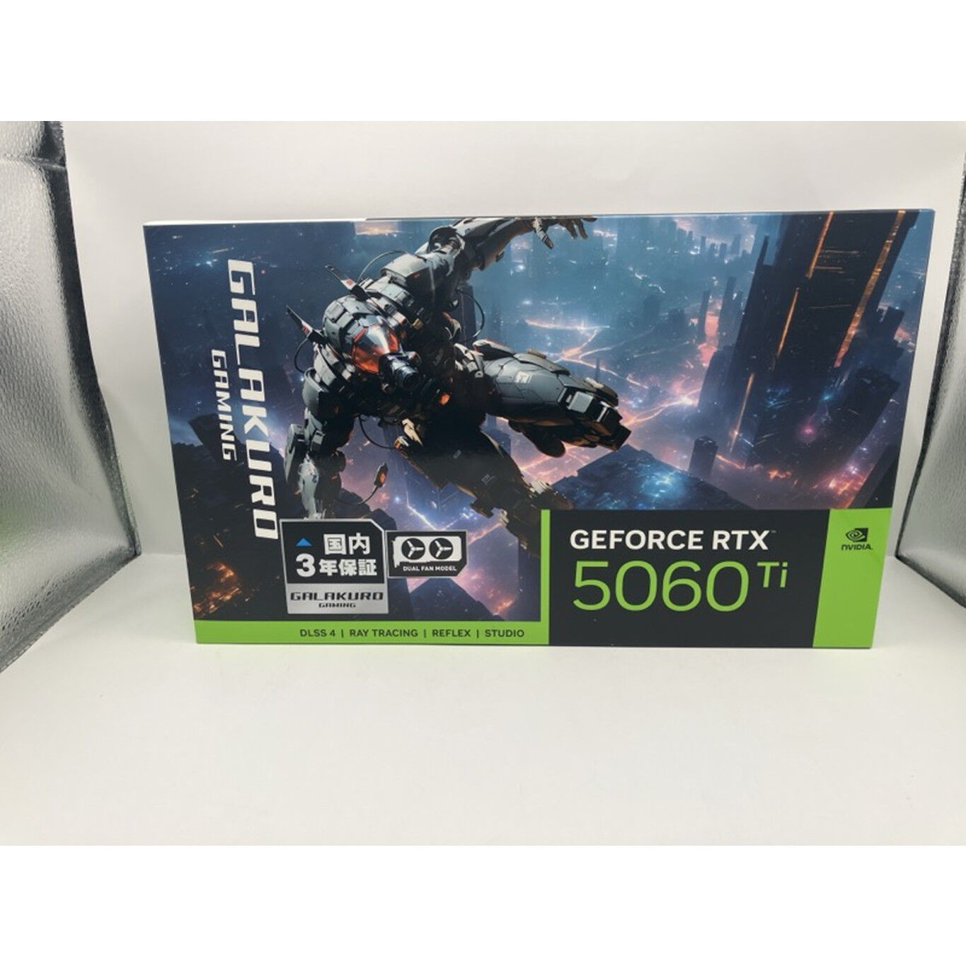 中古 玄人志向 GG-RTX5060Ti-E8GB/OC/DF (RTX5060Ti 8G) 178255