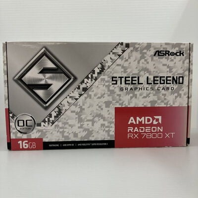 【秋葉原本店】中古  ASRock RX7800XT SL 16GO(RX7800XT Steel Legend OC) 3410014195 