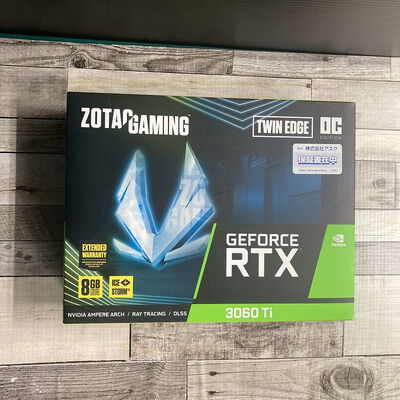 【広島店】中古  ZOTAC GAMING GEFORCE RTX 3060Ti Twin EdgeOC 8GB 3320004819 