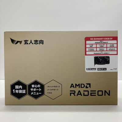 【神戸・三宮店】中古  玄人志向 RD-RX9060XT-E8GB/DF (RX9060XT 8G) 179894 