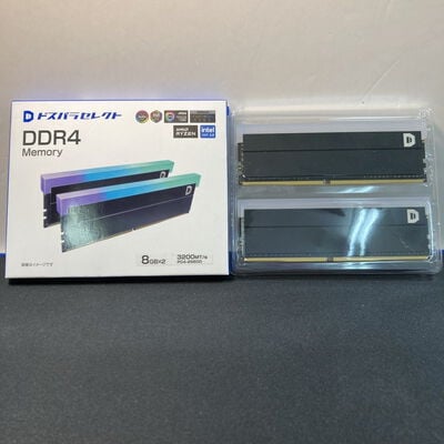 【大宮店】中古  ﾄﾞｽﾊﾟﾗｾﾚｸﾄ D4D3200-8G2A1-RGB-BK(DDR4-3200 8GBx2) 1250007065 