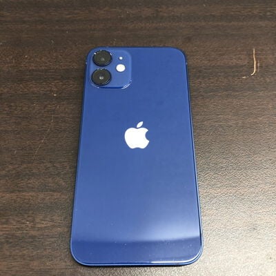 【福山ココローズ店】中古  Apple iPhone12 mini 5.4インチ 128GB (ブルー) 国内版SIMロックフリー MGDP3J/A 144008 