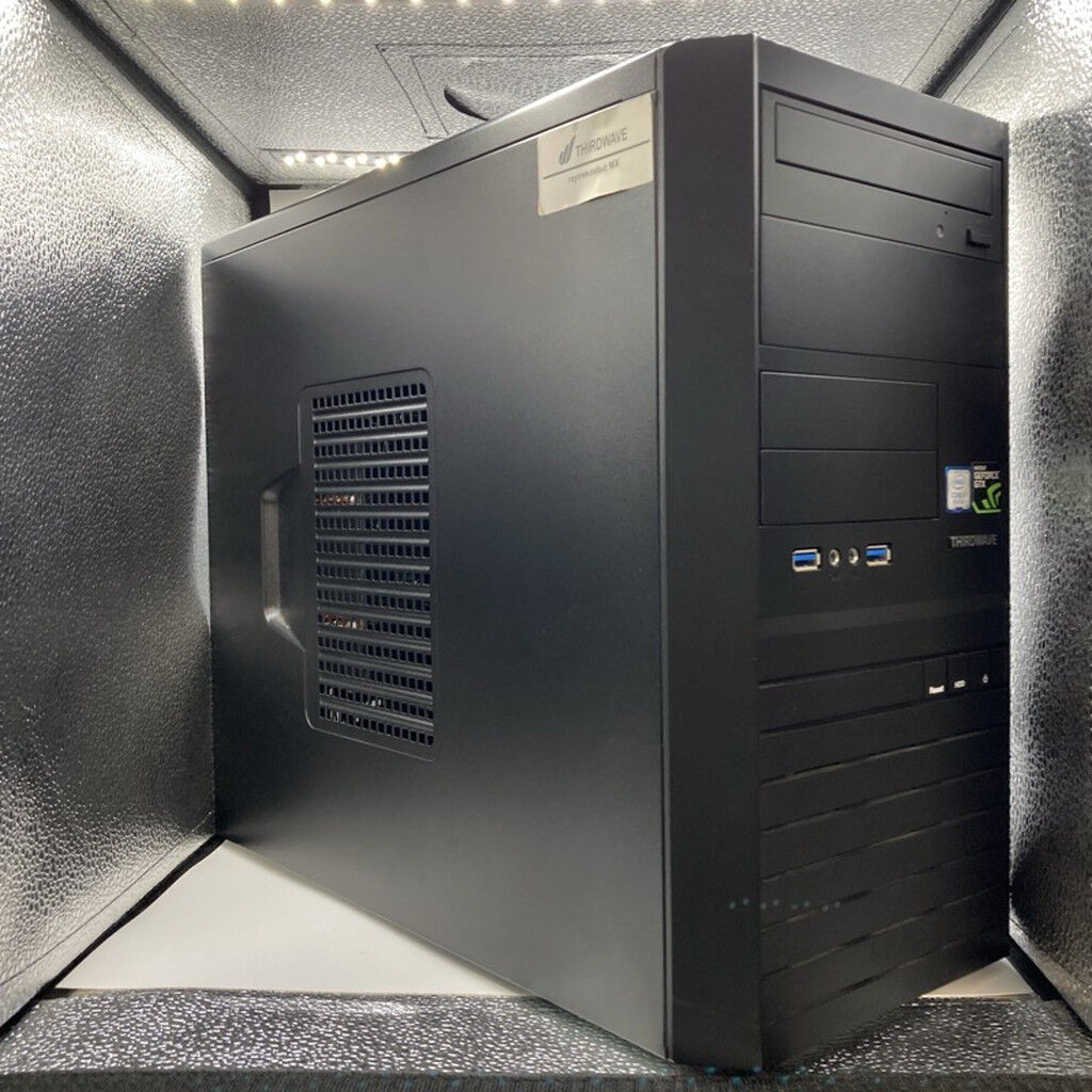 THIRDWAVE デスクトップPC Intel i7-9700 16GB ドスパラ、Core i7-9700搭載のビジネスデスクトップPCを11モデル