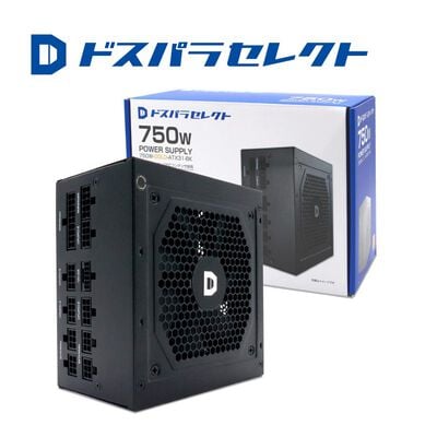 ドスパラセレクト  750W-GOLD-ATX31-BK (750W ブラック) 