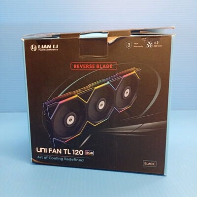 【大須店】中古  Lian Li UF-RS-TL120-3B(UNIFAN TL 120mm RS 3PK BK) 3120024158 