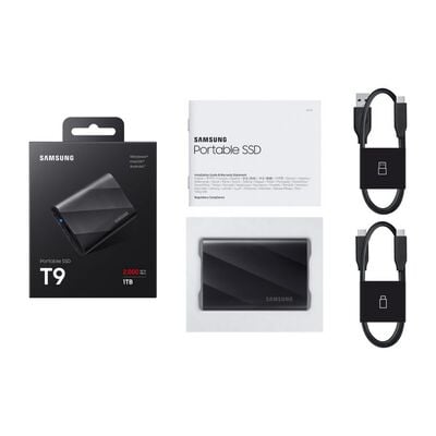 Samsung  T9 MU-PG1T0B-IT (USB 3.2 Gen 2&times;2 ポータブルSSD 1TB) 