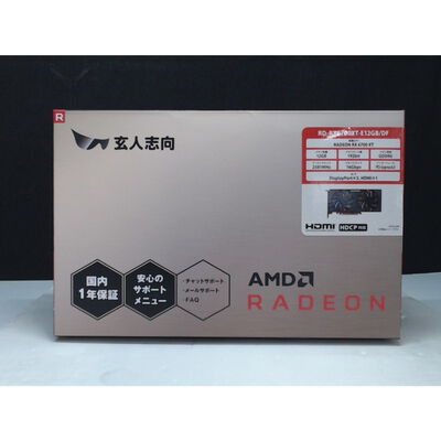【前橋ｲﾝﾀｰｱｶﾏﾙ店】中古  玄人志向 RD-RX6700XT-E12GB/DF (RX6700XT 12GB) 4540001949 