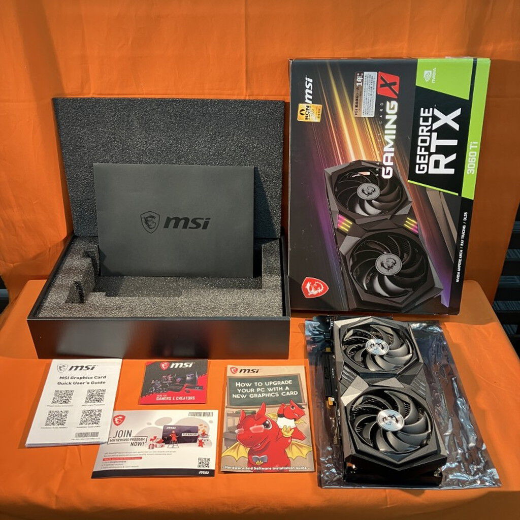 中古 【LHR版】MSI GeForce RTX 3060 Ti GAMING X 8G LHR (RTX3060Ti