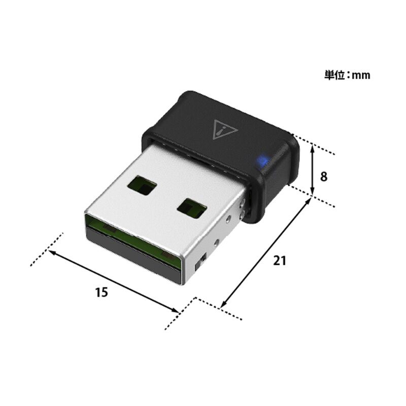 BUFFALO WI-U2-866DM (11ac 無線LAN子機) ｜ パソコン通販のドスパラ