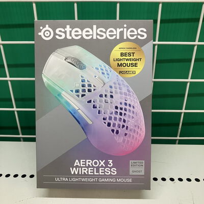 【大宮店】中古  SteelSeries Aerox 3 Wireless Ghost (62610) 1250007525 