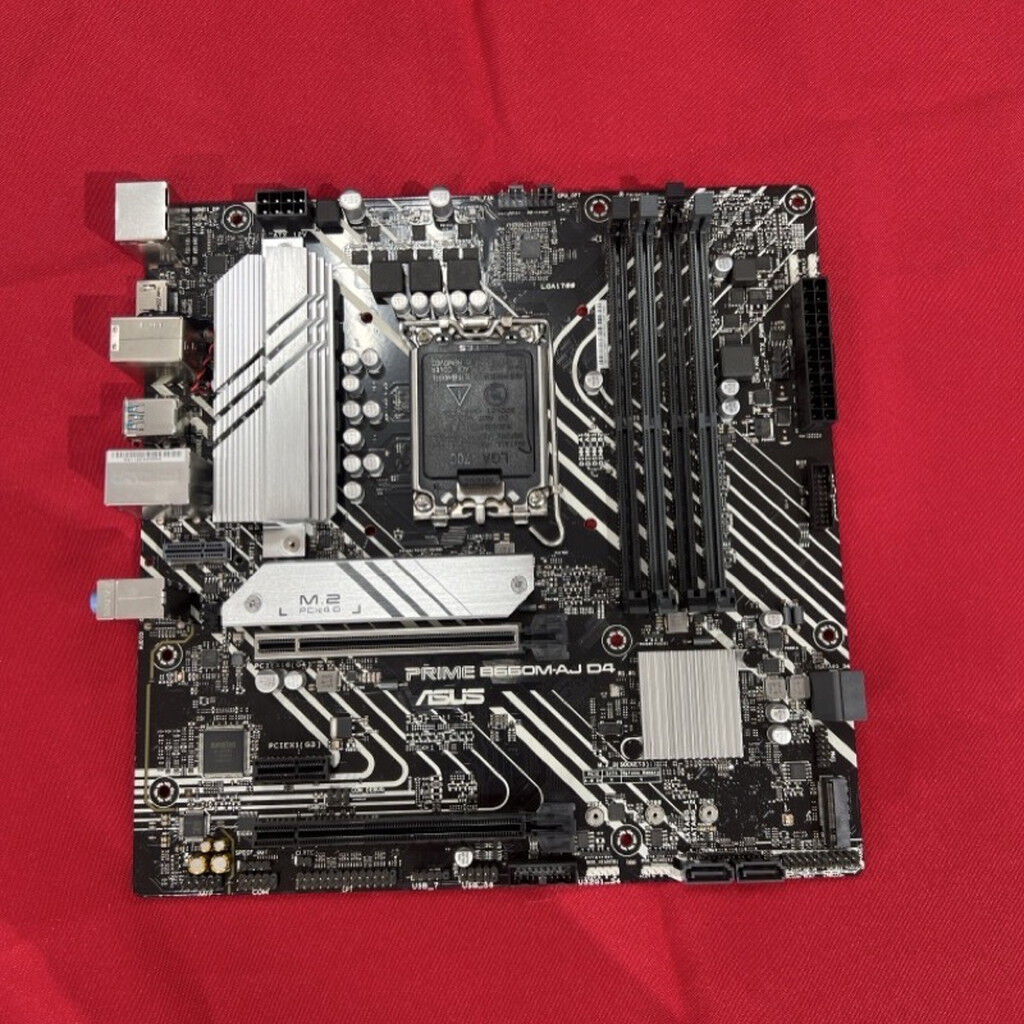 ASUS PRIME B660M-A D4+ i7-12700セット　中古品 PRIME B660M-A D4 LGA1700 Micro-ATX Motherboard (DDR4)