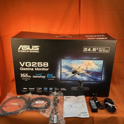 【なんば店】中古  ASUS VG258QR-G(24.5"W 1D1H1DP 0.5ms TN 165Hz) 3280021683 