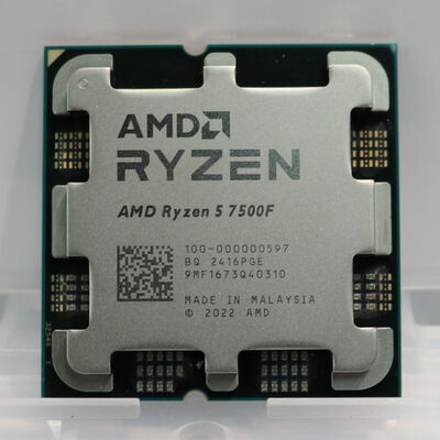 【札幌店】中古  AMD Ryzen 5 7500F (AM5/3.7GHz/38M/C6/T12/65W) 187425 