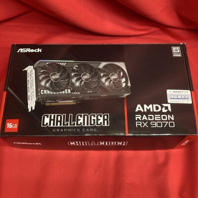 【千葉店】中古  ASRock RX9070 CL 16G Challenger (RX9070 16G) 176953 