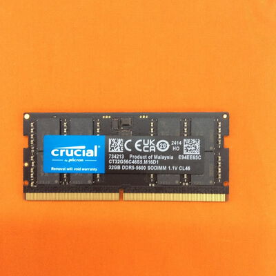 【なんば店】中古  Crucial CT32G56C46S5.M16D1(SO DDR5 PC5-44800 32G) 1460026033 