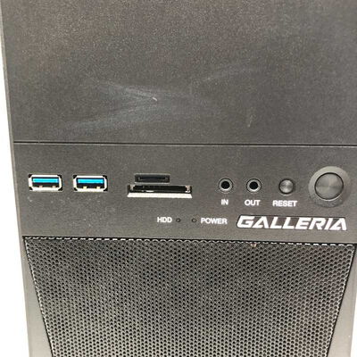 【郡山安積店】中古  THIRDWAVE GALLERIA (Ryzen 5 3500/16GB/SSD512GB/GTX1660 SUPER/W11H) 4640001585 