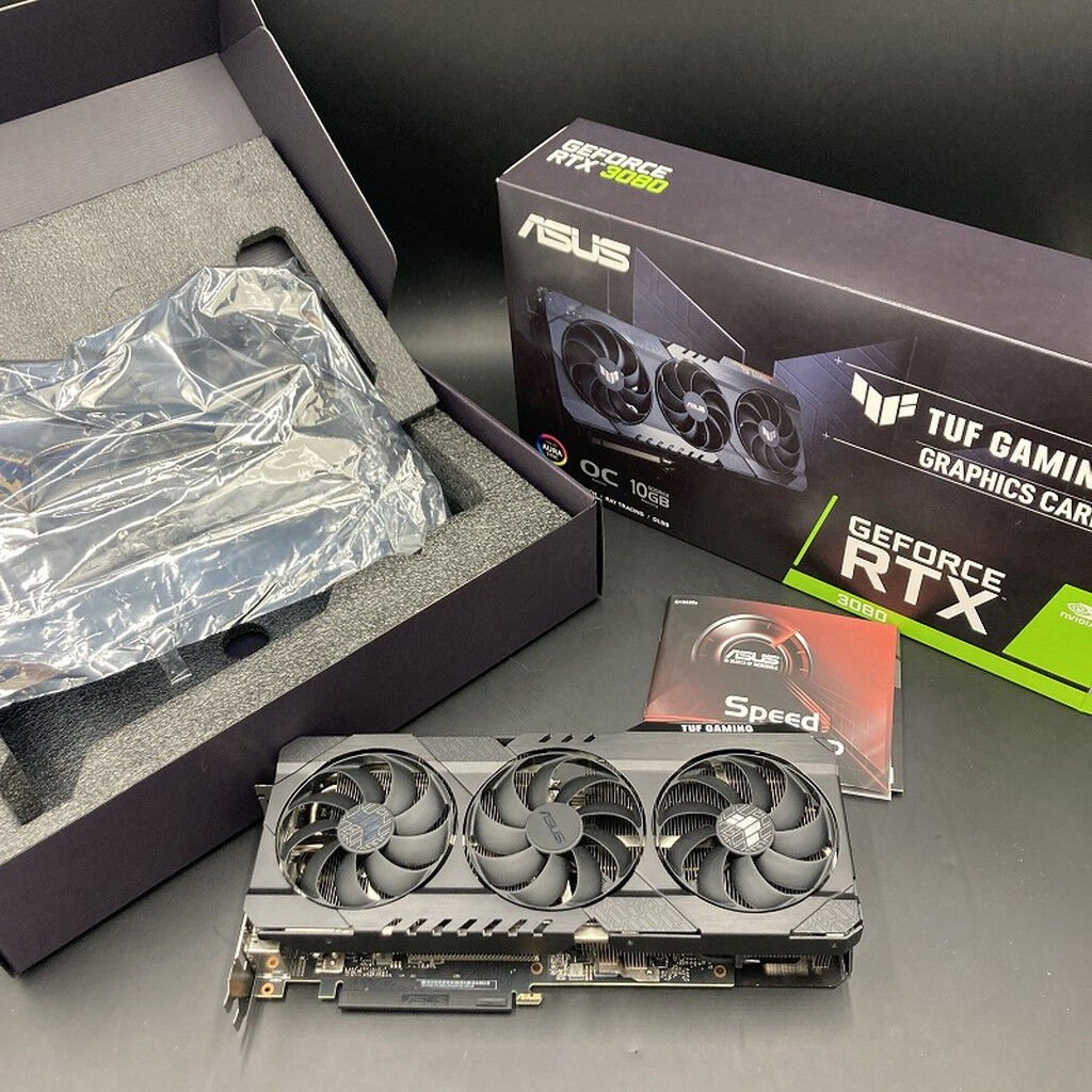 ASUS TUF-RTX3080-O10G-V2-GAMING LHR 中古 中古】ASUS TUF-RTX3080-O10G-V2-GAMING RTX3080(LHR)/10GB