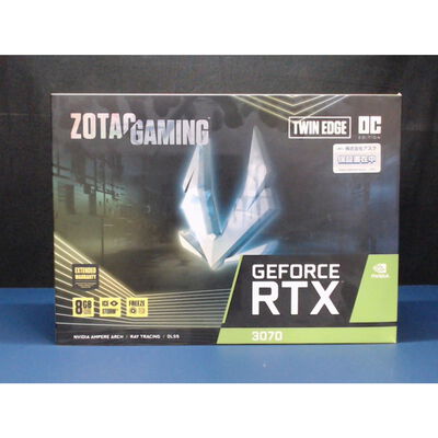 【前橋ｲﾝﾀｰｱｶﾏﾙ店】中古  ZOTAC GAMING GeForce RTX 3070 Twin Edge ZT-A30700E-10P (RTX3070 8G) 143903 