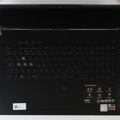 【通販センター】中古  ASUS TUF Gaming A17 FA707NU-R5R4050J(AMD Ryzen 5 7535HS/16GB DDR5 (PC5)/SSD512GB/なし/NVIDIA GeForce RTX 4050 6GB Laptop GPU/17.3/1920x1080/Wi-Fi/W11H64 MAR) 200852 