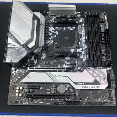 【大宮店】中古  ASRock B550M Steel Legend (B550 AM4 mATX DDR4) 142939 