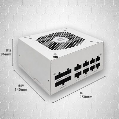 ドスパラセレクト  750W-GOLD-ATX31-WH (750W ホワイト) 