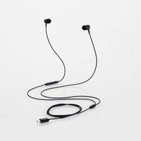 エレコム  EHP-DF14CMBK (高耐久 デジタル式USB Type-C(TM)ヘッドホン カナル型 ブラック) 