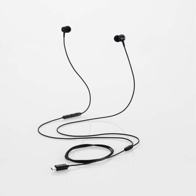 エレコム  EHP-DF14CMBK (高耐久 デジタル式USB Type-C(TM)ヘッドホン カナル型 ブラック) 