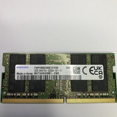【札幌店】中古  DDR4 PC4-25600 32GB SODIMM ノート用 148255 