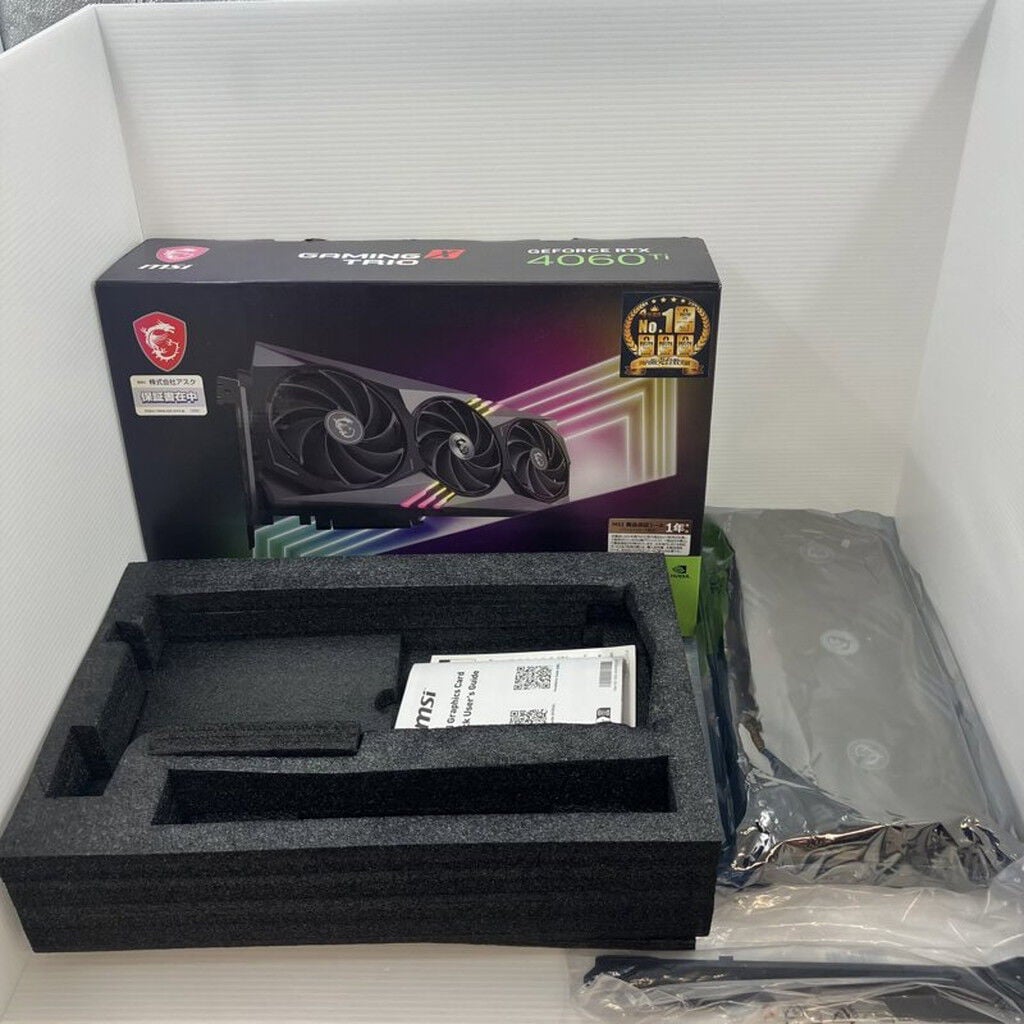 GeForce RTX 4060ti 8GB 中古 中古 MSI GeForce RTX 4060 Ti GAMING X TRIO 8G?(RTX4060Ti 8GB