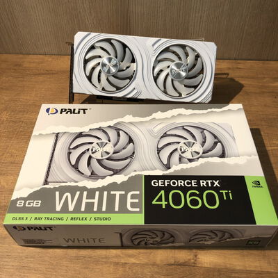 【姫路店】中古  Palit NE6406T019P1-1048L(RTX4060Ti WHITE 8G) 175561 