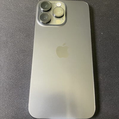 【大宮店】中古  【国内版SIMフリー】Apple iPhone15 Pro Max 256GB ブラックチタニウム MU6P3J/A 161250 