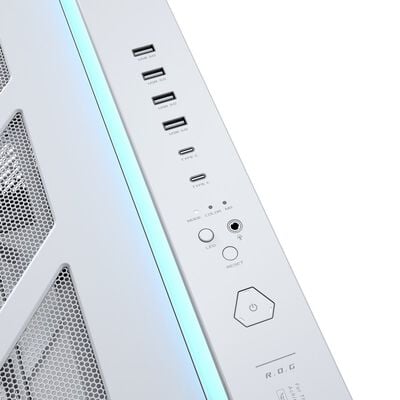 ASUS  ROG Cronox ARGB White (ROG CRONOX GR801 CURVE TG SCR ARGB WH) 